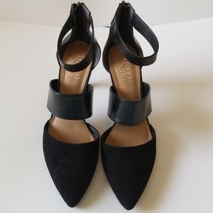 Franco Sarto ankle strap heels